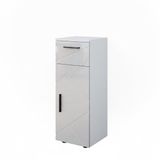 Vicco Irma Halfhoge kast – 30 x 81 cm Wit Hoogglans