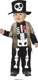 FIESTAS GUIRCA Klein skeletkostuum voor 12-18 maanden