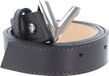 VALENTINO Riem Divina Belt W120 Cannafuc / Argento Donkergrijs