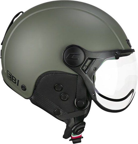 CGM 801A Ebi Mono Helm Groen XL | Jethelm | Maat XL