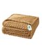 Good Nite Knuffeldeken, 230 x 200 cm, zacht, warm, microvezel, deken voor bank, bed, slaapkamer, kantoor, beige