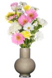 Hakbijl Glass Bloemenvaas Deborah - Goud - glas - D31 x H39 cm