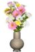 Hakbijl Glass Bloemenvaas Deborah - Goud - glas - D31 x H39 cm