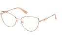 Guess GU2954 Cat Eye Vrouwen Brilmontuur Metaal Goud 54mm