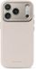 DECODED Leren Hoesje voor iPhone 18 Pro / 17 Pro, Premium ECCO-Leer, Geschikt voor MagSafe, Beige