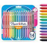 Paper Mate InkJoy-gelpennen | Medium punt (0,7 mm) | Diverse kleuren | 14 stuks