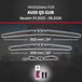 HEYNER® Essuie-glace pour AUDI Q5 01.2025 - 10.2026, HYBRID Balai plat, Aérodynamique & Flexible, Revêtement nanographique