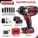 StarTech Accu slagmoersleutel - 2800 Nm - Borstelloze motor - Set met 2 accu's - Rood