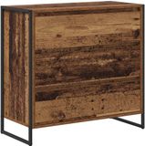 vidaXL Dressoir - Oud Hout - 79 x 36 x 75.5 cm