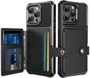 Selected by GSMpunt.nl Apple iPhone 16 Pro Portemonnee Hoesje met Pasjeshouder - Zwart