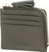 COCCINELLE Leren Kaarthoes Tassel Credit Card Holder Laurel Green