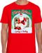 Bellatio Decorations Shoppartners Bv Fout Kerstshirt / t-shirt - Merry shitmas losing a turkey - rood voor heren - kerstkleding / kerst outfit L