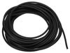 Tuyau creux en silicone, 5 mètres, 2 mm de diamètre extérieur, 1 mm de diamètre intérieur, noir