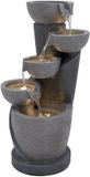 MonsterShop Cascade Buiten Waterornament Elektrisch Tuin Fontein LED Pomp Illusion Lagoon