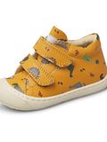 NATURINO Lage schoen 'COCOON VL' safraan / wit