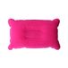LifeChic Opblaasbaar reiskussen, 38 x 24 cm, fuchsia