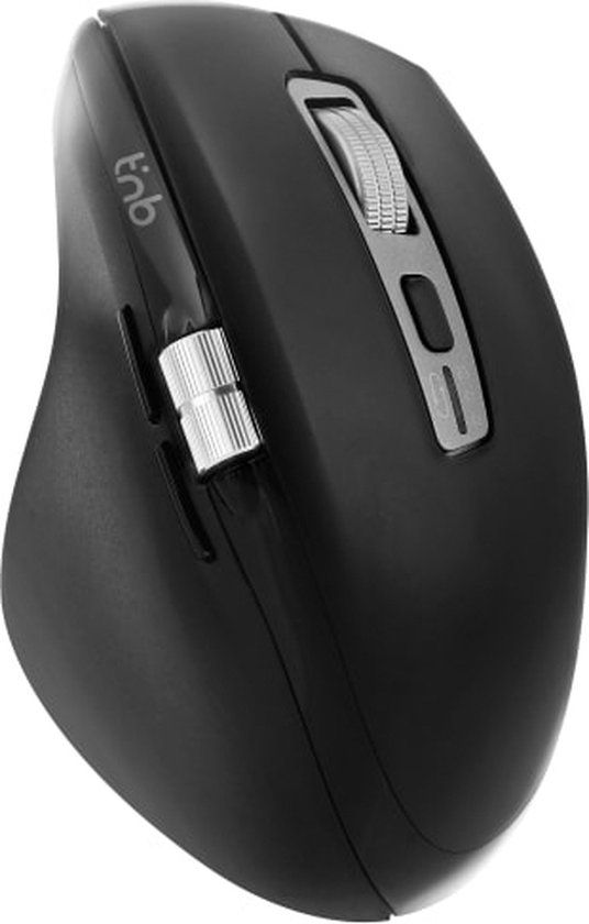T'nB MWINFINITEPRO muis Rechtshandig Bluetooth + USB Type-A 3200 DPI Zwart