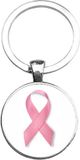 MC Living KadoExpress Sleutelhanger Glas - Pink Ribbon