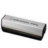 Audio Technica AT6013A Carbon Fiber Dual Action Anti-Static Record Cleaner Brush (Silver/Black)