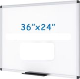 Merkloos / Sans marque VIZ-PRO Magnetisch Whiteboard 90 x 60 cm