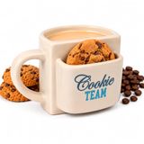 Fisura Cookie Team, originele mok om cadeau te geven, grijs