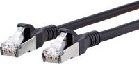 METZ CONNECT Cat6A netwerkkabel - Zwart - 2 meter