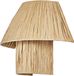 Osram Decor decoratieve wandlamp met bamboe lampenkap, 280 mm, E27 fitting, IP20, bruin