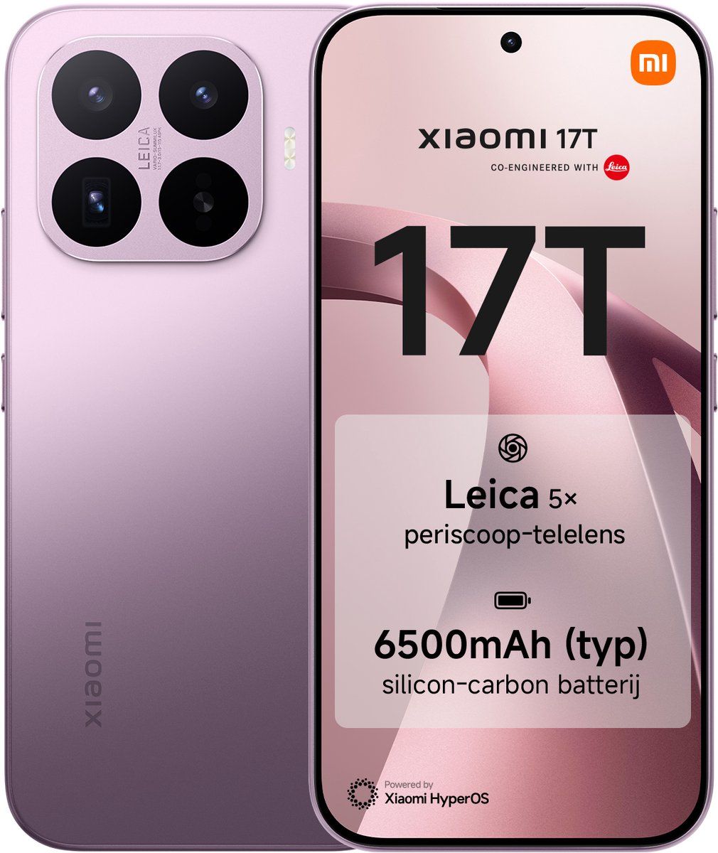 Xiaomi 17T Paars 12GB RAM 512GB ROM