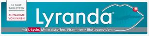 Lyranda comprimés contre l'herpès labial (boutons de fièvre), 15 comprimés