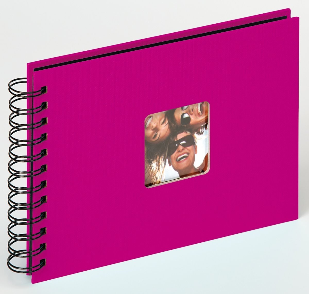 Walther Design SA 109 Q Fun Wire O Fotoalbum 23 x 17 cm Roze 40 pagina s