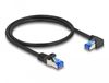 Delock 80221 Câble réseau Noir 0,5 m Cat6a S/FTP Rond