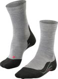 FALKE TK5 anti-blaar dun wol functioneel materiaal wandelsokken heren grijs - maat 46-48