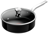 Tefal Renew+ Hapjespan - 24 cm - Zwart - Keramisch - Met Deksel - Inductie