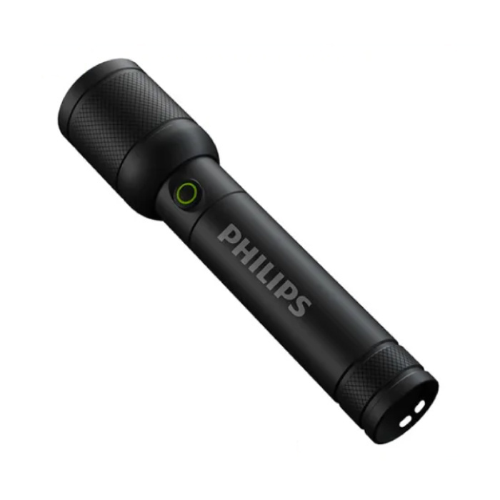 Philips Philips Zaklamp met Zoom - USB Oplaadbaar High Power LED Licht Zwart