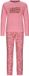 B.Nosy Pyjamaset YNOOS-5905 - Geranium Pink - Fleurie - Manches longues - Mélange de coton - Taille 134/140