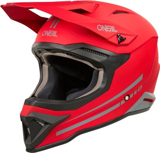 O'NEAL 1SRS Solid Mat Rode Crosshelm - Helm