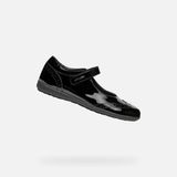 GEOX IBERIDE MEISJES Veterschoenen - ZWART - Maat 34