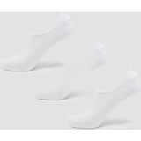 MP Unisex Invisible Socks (3 Pack) - White - UK 9-11