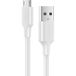 UGREEN Câble de données et de charge USB-A - microUSB US289, 18W, 1,5m, Blanc