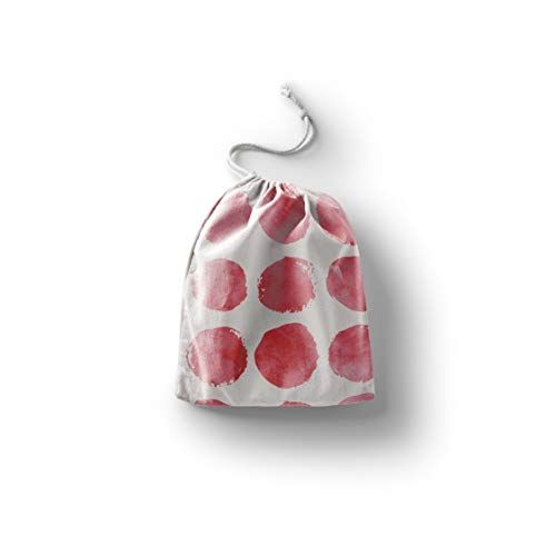 Bonamaison Bedrukte katoenen tas met trekkoord - 20 x 30 cm