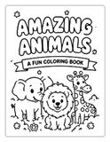 Color & Learn: Amazing Animals