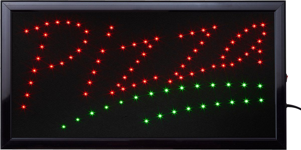Cave & Garden Led bord - Pizza - Led sign - 50 x 25cm - Led verlichting - Bar Decoratie - Light box