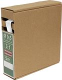 Quadrios 25CA490 Krimpkous met lijm Wit 9.5 mm 3.2 mm Krimpverhouding:3:1 5 m