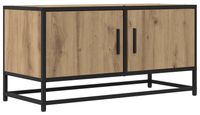 Meuble TV en chêne artisanal 80 x 34,5 x 40 cm Bois traité