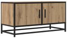 Meuble TV en chêne artisanal 80 x 34,5 x 40 cm Bois traité