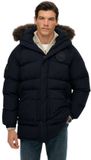 Superdry Everest Longline Gewatteerde Parka Heren XXL Eclipse Navy