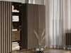 Pelosa Commode haute 2 portes frêne portland/noir
