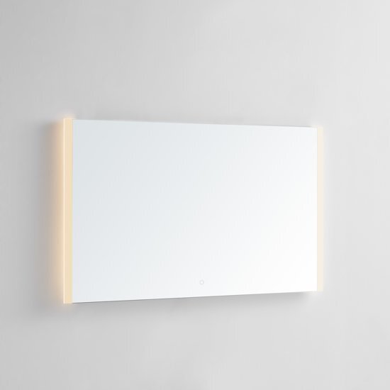 Badkamerplanet Luxe - Badkamerspiegel - 80cm - met zij verlichting - Spiegel LED - Touch - Dimbaar - Verlichting 3 Standen