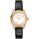 Dkny - DK1L017L0025 - Horloge - Vrouw - Zwart/Goudkleurig