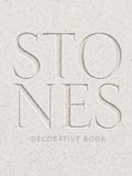 Stones Decorative Book: A Black-and-White Photographic-Style Collection of Architecture, Surfaces, Objects, and Art for Interior Design